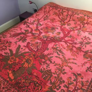 Red Tree of Life Bedspread